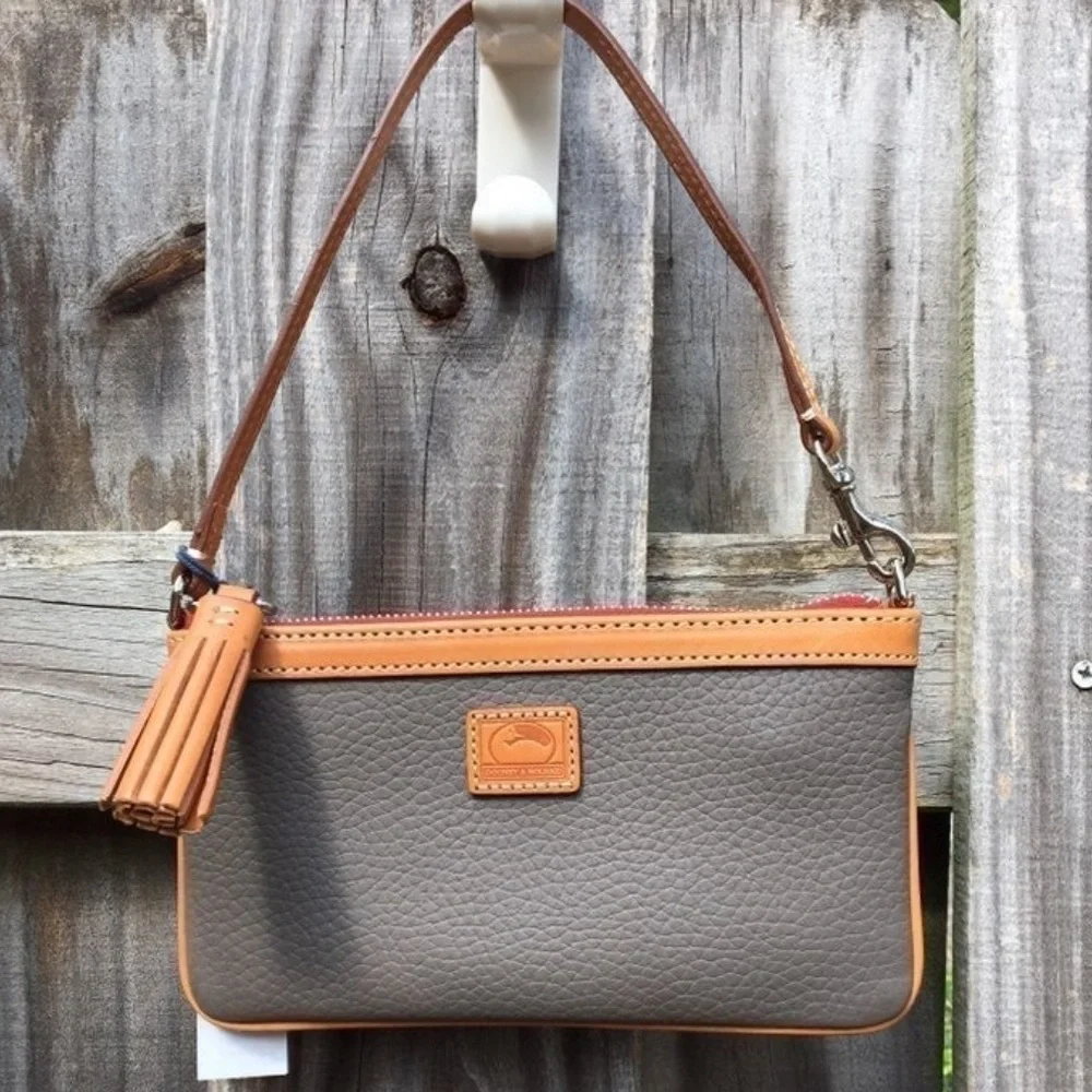 Dooney & Bourke AWL Large Slim Wristlet with Tassel